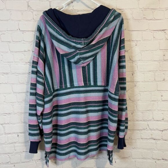 Free People Beja Stripe Hoodie size XS - Picture 4 of 7